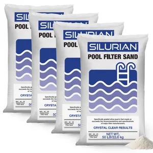 U.S. Silica 4 Pack SILURIAN 20 Grade Pool Filter Sand for Optimal Filtration