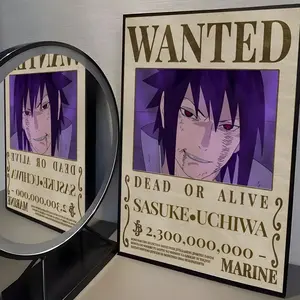 Classic Anime N-Naruto Poster Peel & Stick Poster Set Wall Art – Vibrant Cartoon Design Self-Adhesive Aesthetic Room Decor | Gallery-Quality Waterproof Fade & Scratch Resistant Prints | Living Room, Bedroom, Dorm Home Decoration Multiple Sizes