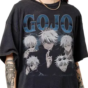 Retro 90s Vintage Gojo Satoru Shirt, Gojo Satoru Graphic Retro Tee, Gojo Satoru Sweatshirt Gifts, Gojo Satoru Jujutsu Kaisen Merch Tee