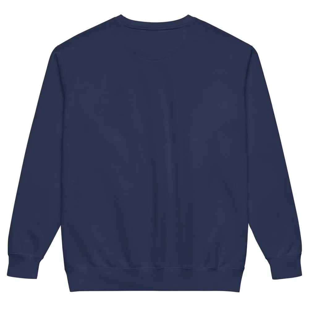 Unisex MIDNIGHT BEAST Garment-Dyed Sweatshirt, Men's Tops, Casual Fit, Premium Fabric Yarn, Basic, Everyday Cotton Menswear Fleece Hoodie Polyester Relaxed Fit, All-Season, Long Sleeve