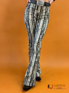 ROCK&ROLL BLACK REVERSIBLE BUTTON FLARE BW6PD02928