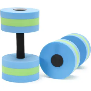 Aquatic Exercise Dumbbells - Set of 2 for Water Aerobics Fitness and Pool Exercises