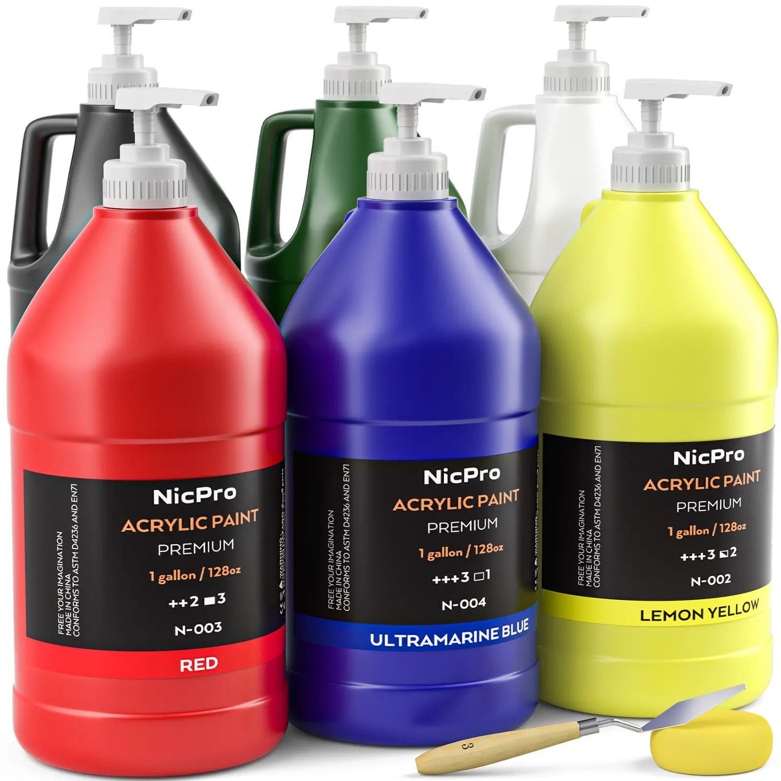 128oz 6 Colors