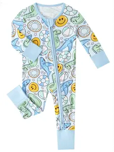 Posh TOT Pool Floats Bamboo Baby Convertible Zippy Romper Posh TOT Pool Floats Bamboo Baby Convertible Zippy Romper