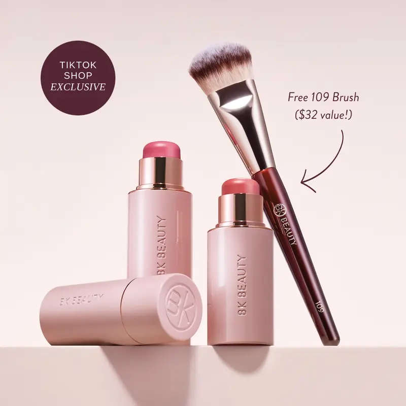 Skin Perfecting Cream Blush/109 Brush Bundle