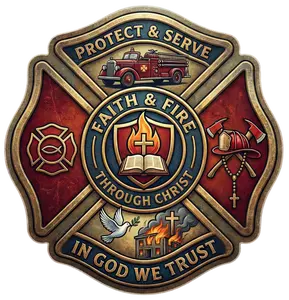Faith and Fire through Christ Maltese Window or Helmet Decal Tiktok