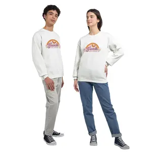 Classic Crew Neck Sweatshirt - Pre-Shrunk Soft Feel Athletic Rib-Knit Collar Men's Casual Pullover with Spandex for Enhanced Stretch