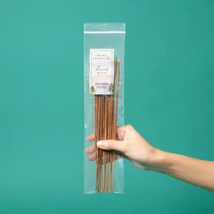 Lush Essentials Desert Pine Scented Incense Sticks - Warm Vanilla Vetiver & Saffron Fragrance for Sacred Rituals - 20 Sticks Included Aroma Perfume Set