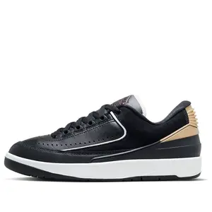 (WMNS) Air Jordan 2 Retro Low 'Black Metallic Gold' DX4401-001