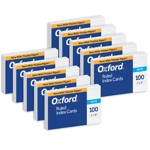 Tops Products  5 x 8 in. White Ruled Index Card - Pack of 10