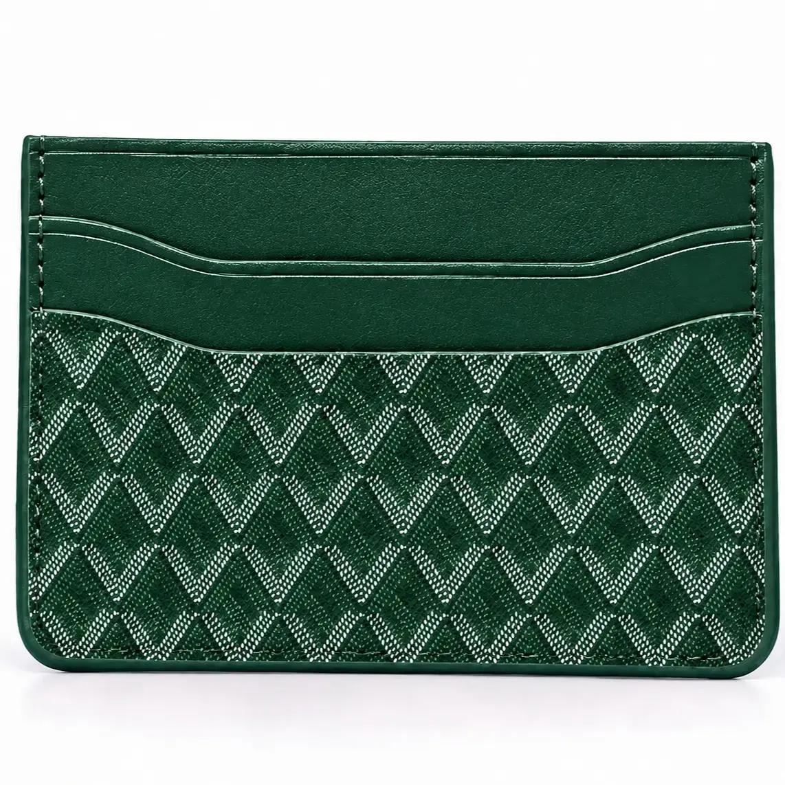 Unisex Compact Slim Multi-Slot Trendy Wallet - PU+Leather, Vintage Geometric Print, Minimalist Casual Credit Card Case for Daily Commute, Mini Useful Gifts for Men & Women