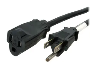 StarTech Cable 20feet Power Cord Extension NEMA 5-15R to NEMA 5-15P Retail