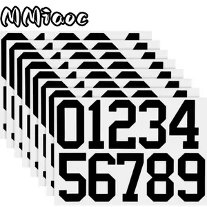 8 Sheets Mailbox Numbers Stickers, Waterproof Vinyl Number Stickers Anti Fading  Numbers Self Adhesive Number Decals Pre Spaced Signs For Car Home Residence summerwins