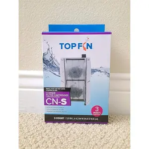 Top Fin CN-S Corner Filter Cartridges 3 Pack