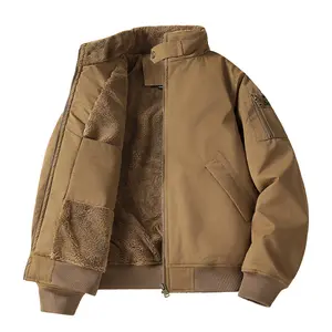 Men's Autumn and Winter Fleece-Lined Jacket—Durable, Warm, Perfect for Outdoor Activities and Everyday Wear
