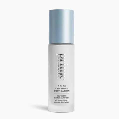 [Prime Prometics] Color Changing Foundation | Fair to Medium Skin Tones, Moisturizing, Buildable Coverage, Flawless Finish