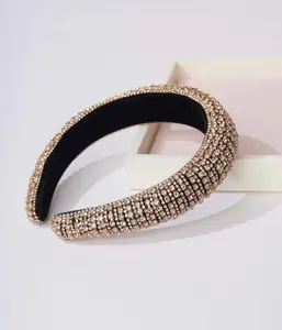 Gold & Silver Rhinestone Chunky Headband