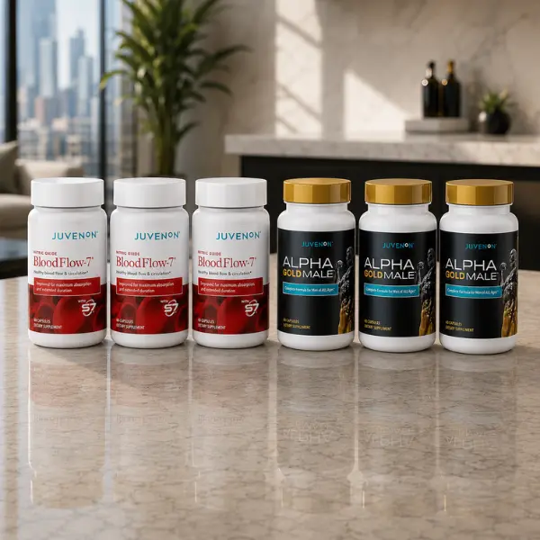 Maximum Male System – Men's Dietary Supplement Bundle - 3 Month Supply - Complete 2-Product System for Nitric Oxide, Stamina & Male Vitality - Edible Capsule