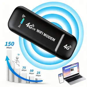 4G LTE Pocket WiFi, European Full Band Coverage, 150Mbps Fast Speed, Anti-Drop Stable Connection, Lightweight Portable Router for Vacation, Camping, Commute and Home Use