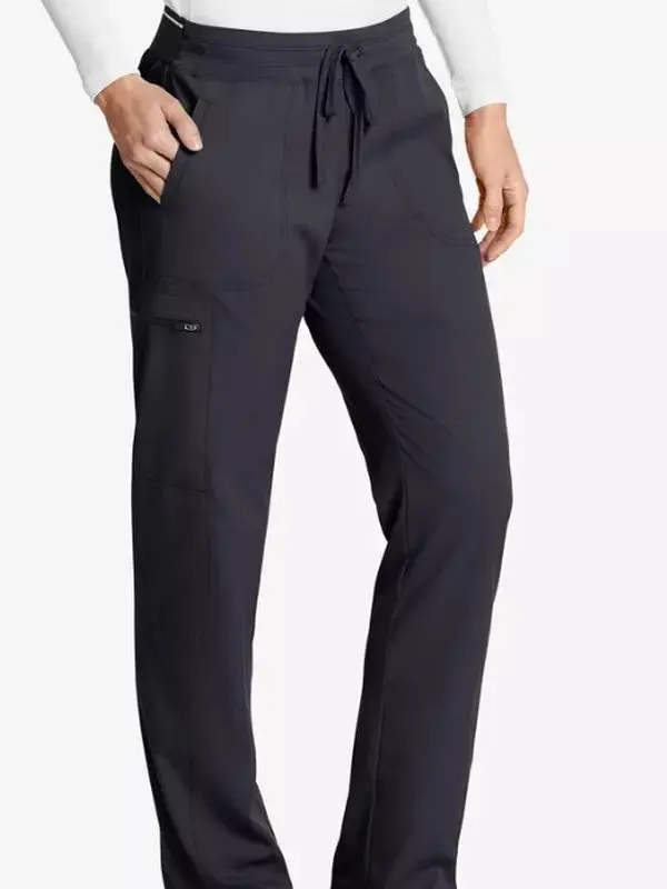 Grey's Anatomy by Barco Spandex STRETCH Kim Women's 3-Pocket Straight Leg Cargo Scrub Pants