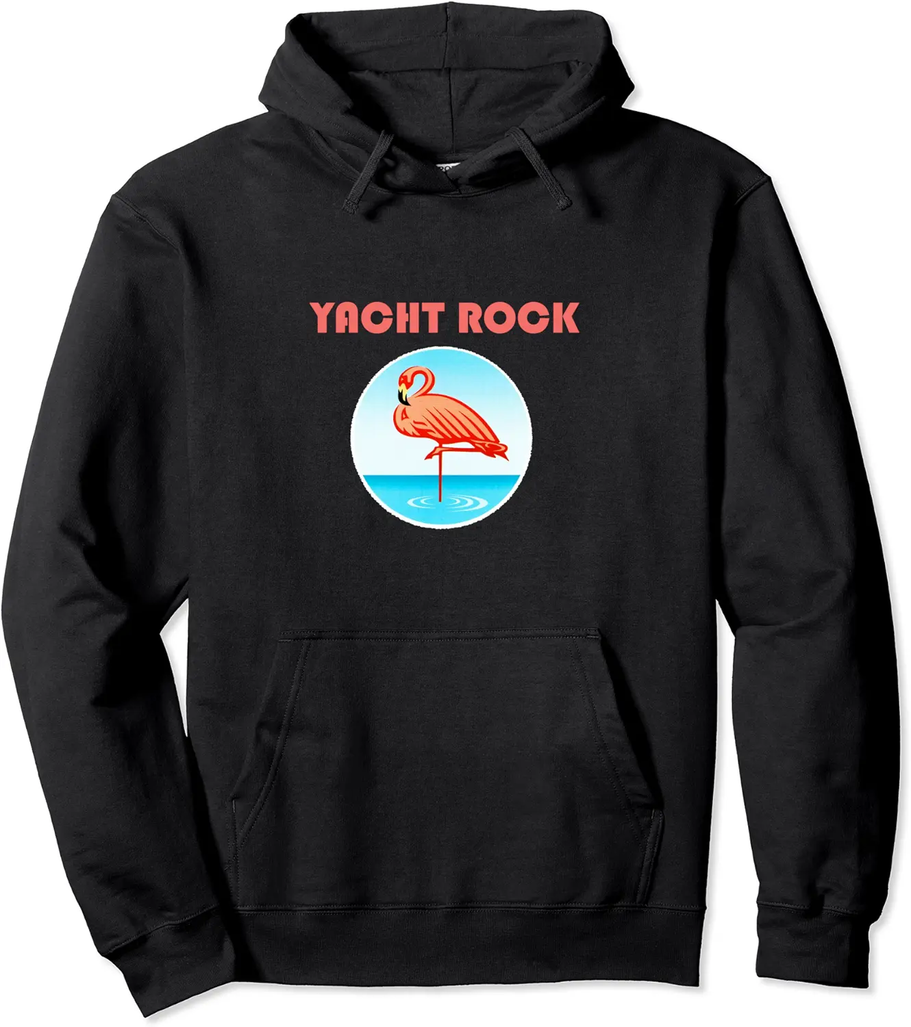 Yacht Rock Flamingo Smooth Rock Retro Vintage Pullover Hoodie - Rivkafia Shop 44B09MV6LBJ3