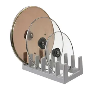 Kitchen Pot Lid Storage Rack, Bowl Dish Drying Rack, Creative Desktop Bookshelf, Bowl Plate Separator, Pot Lid Holder