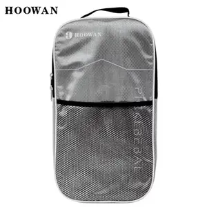 HOOWAN Pickleball Paddle Case Bag Portable 400D Honeycomb Fabric with Zipper Closure and Durable Design for Convenient Storage
