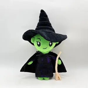 37 Cm WICKED Medium Stylized Plush Toys Witch Cute Soft Stuffed Cartoon Pillow Sofa Car Dolls Custom Kid Birthday Christmas Gift