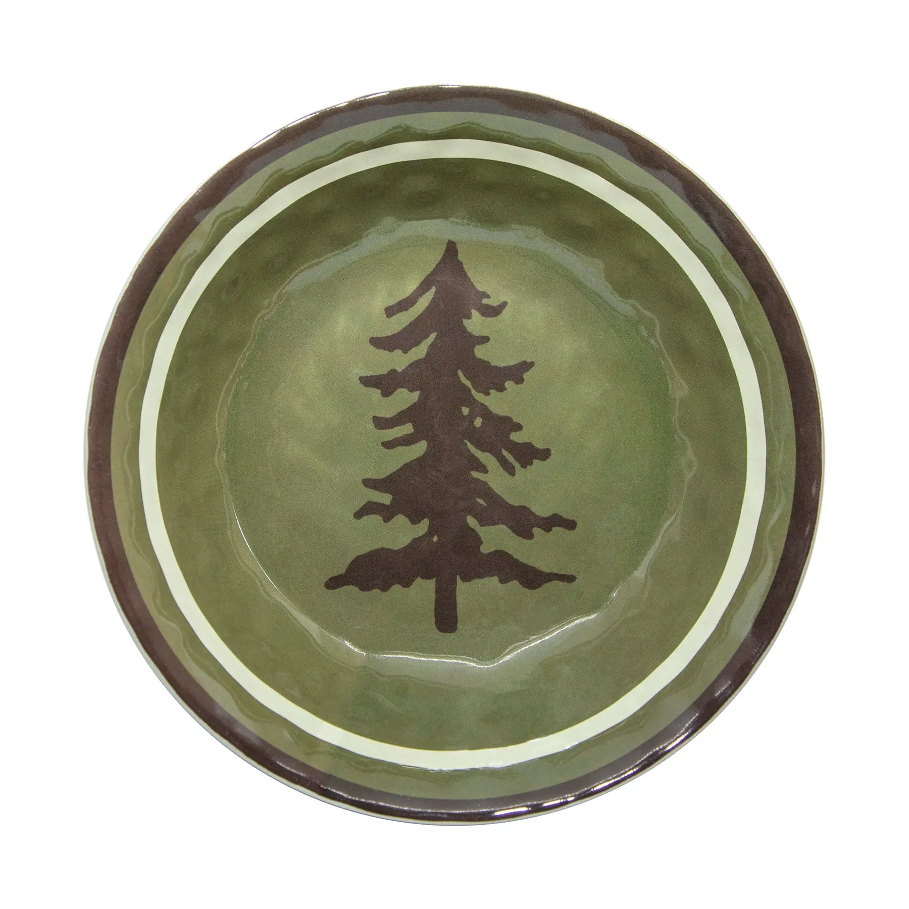 Aztec Bear Melamine Dinner Bowl Sets, Set of 4