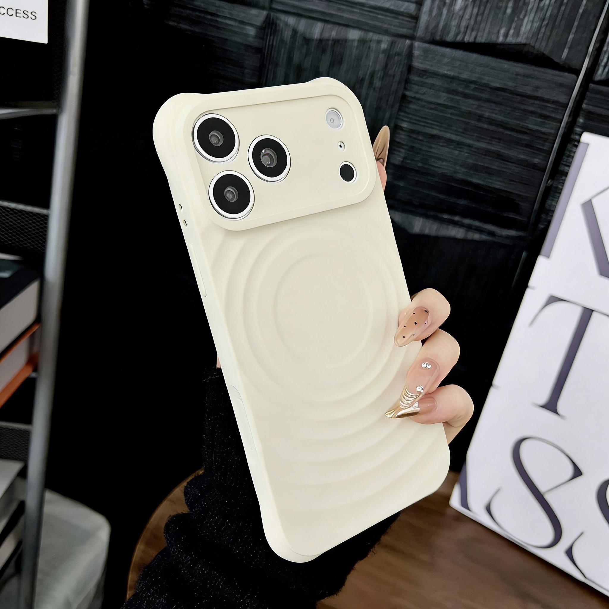 MagSafe Compatible Cute iPhone Case, Military Grade Shockproof 4-Corner Anti-Drop Protective Cover Skin-Friendly Slim Case for iPhone 17 16 15 14 13 Pro Max Air