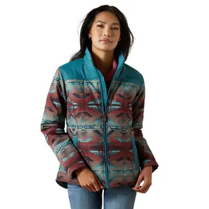 10062549 Ariat Women's Crius Insulated Concealed Carry Jacket - Dragonfly/Inez Blanket Print
