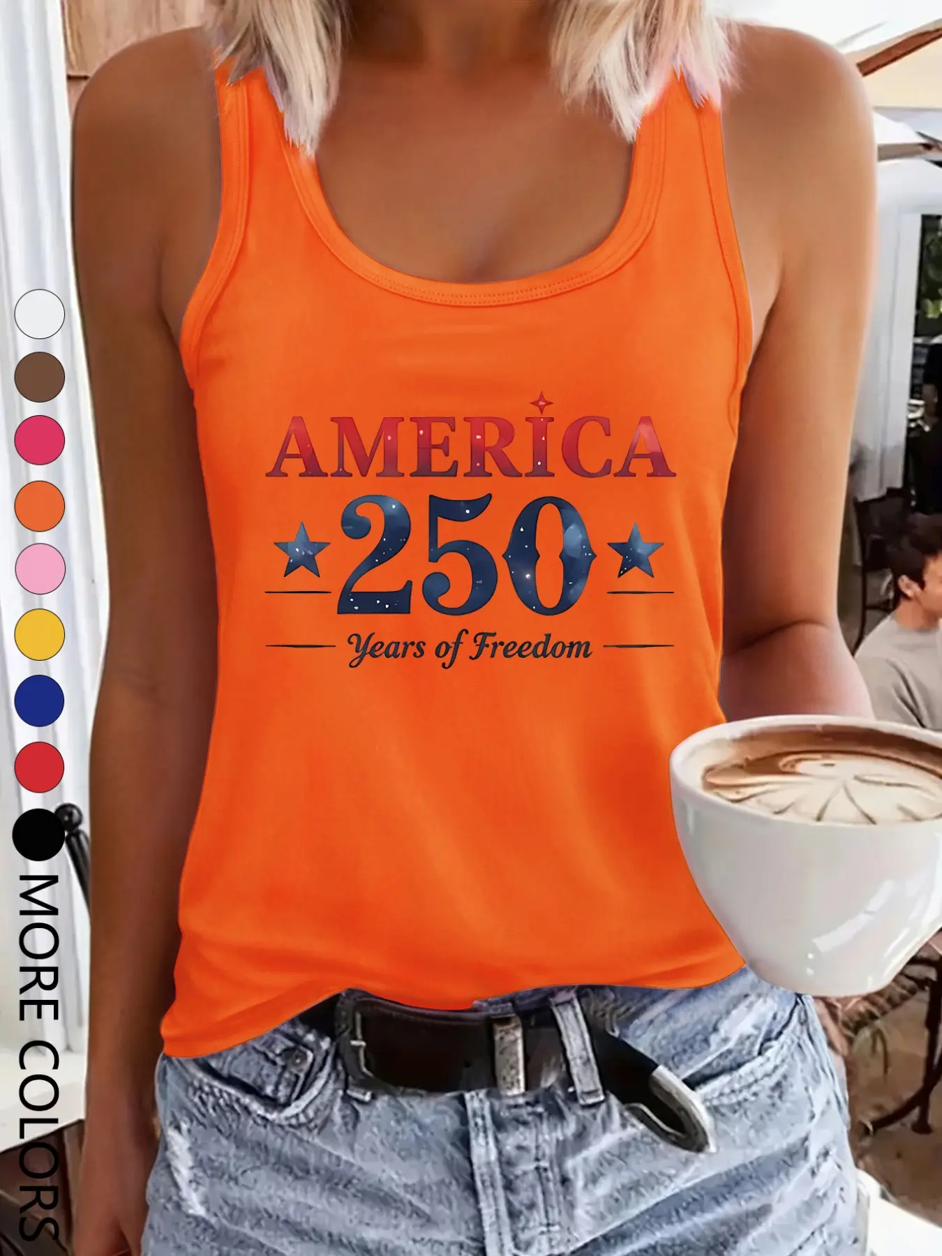 Women's Summer Casual Loose Fit Sleeveless Top, Geometric Print Round Neck Blouse, Multicolor Options, Versatile Wear, Loose Tank Top