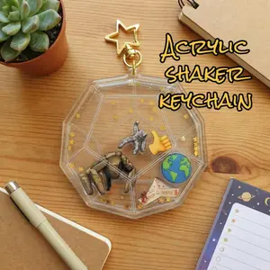 Project Hail Mary Acrylic shaker keychain | Rocky Keychains