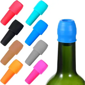 8 count   Stopper  Bottle Stoppers Sealed Soft  Stoppers Unbreakable Bottle Cover Caps  Champagne Stopper Glass Sealer Covers for Keeping Soda Drink