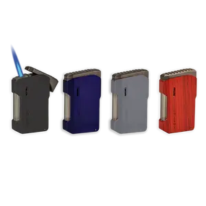 Vertigo Recoil Angled Single Torch Flame Lighter with Recoil Mechanism for Precise Ignition and Reliable Use