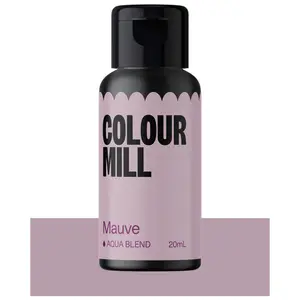 Colour Mill Aqua Blend Water-Based Food Coloring 20 Milliliters, Mauve