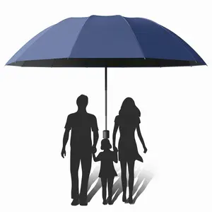 manual umbrella  1/2 optional, enlarged windproof folding umbrella, suitable for both men and women，Umbrella diameter approximately 125cm/49.21inch，Sunscreen umbrella available for two people