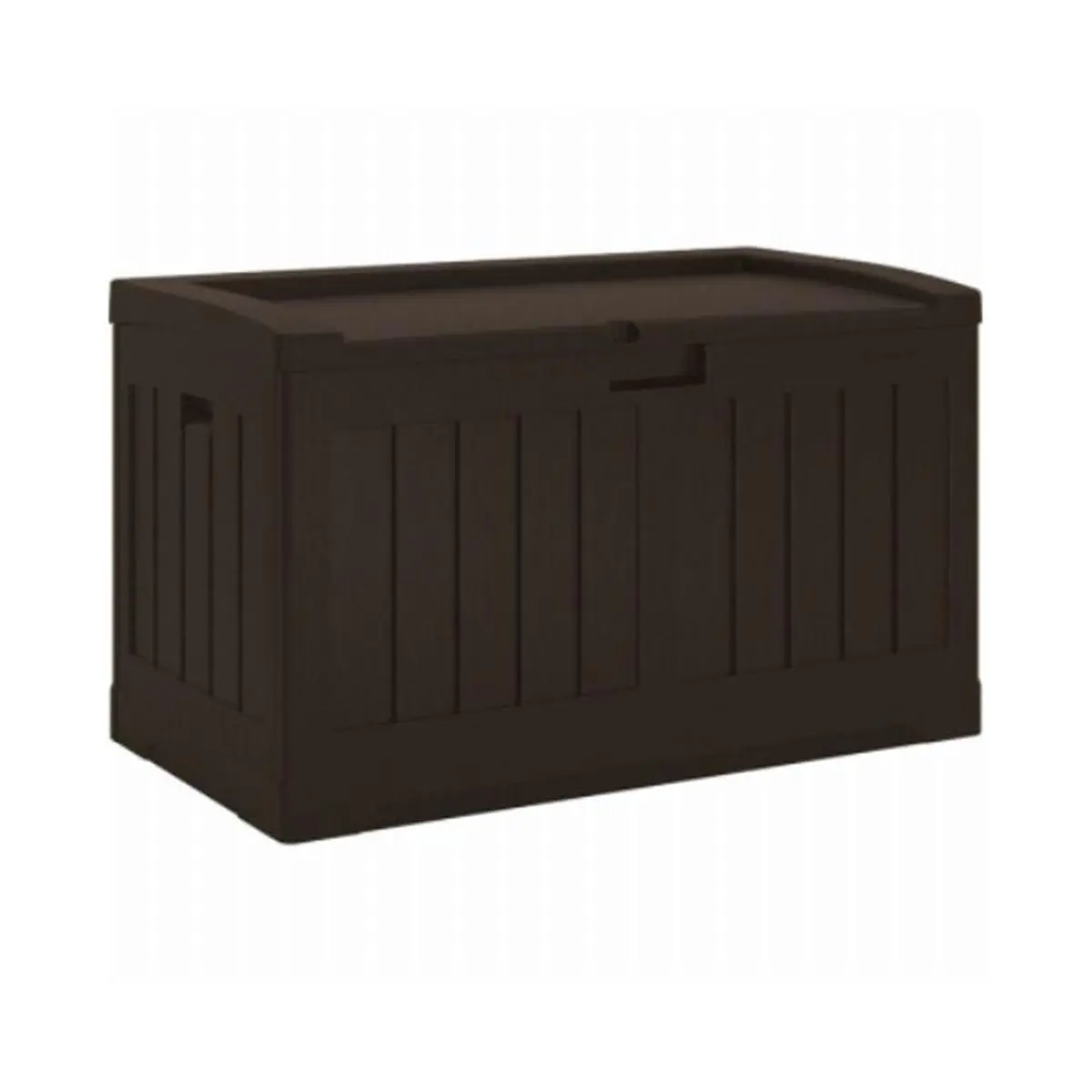 Suncast 50gal Durable Plastic Medium Outdoor Deck Box - Outdoor Storage Solution for Garden Supplies, Firewood, Waterproof Cover, Seating Function, Built-In Organizer, UV Protection