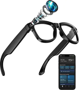 AI Smart Glasses with Camera, 8MP HD Video & Photo Capture, Real-Time Translation, Built-in ChatGPT AI Voice Assistant