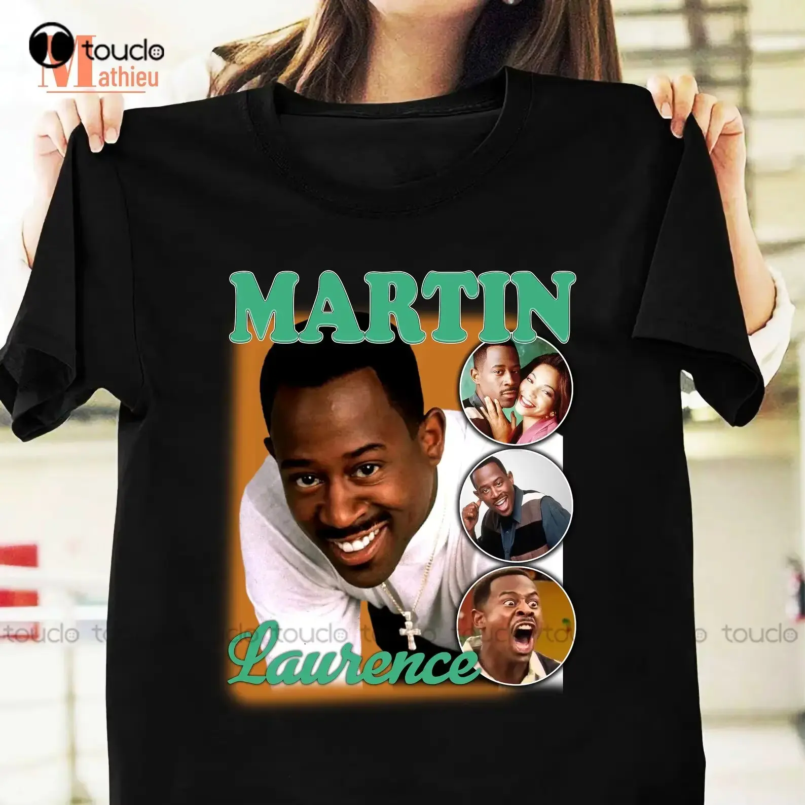 Women's Martin Lawrence Graphic Tee - Casual Cotton Short Sleeve Crew Neck Fitted Top, "Y'all Still Know Me" Digital Print Streetwear, S to 5XL, All Seasons Basic