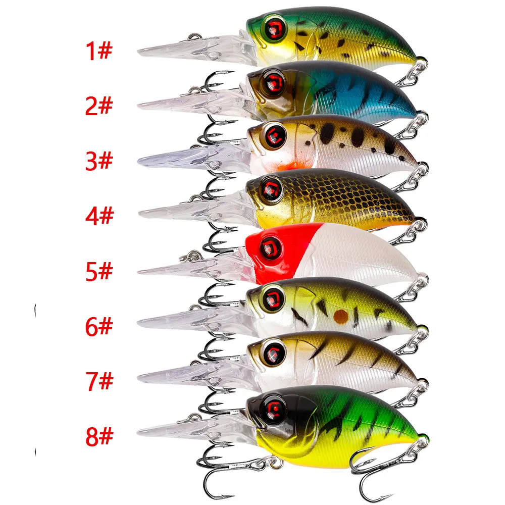 11.6g Weedless Lipless Crankbait Rattle Trap - Tight Wobble, Weighted Design, Treble Hooks - Fresh Saltwater Bass Fishing Lures