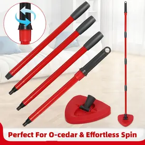 For O-Cedar Spin Mop Handle Replacement for EasyWring 1-Tank & RinseClean 2-Tank Stainless Steel Mop Stick 2025 Upgrade Easy Install & Dehydrate
