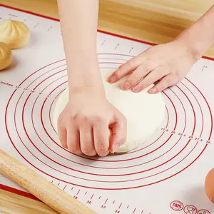Double-sided thickened baking mat, special silicone mat for kneading dough, extra-large kneading mat with scale