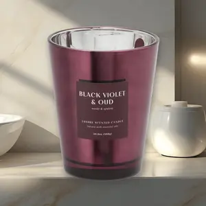 Threshold 20oz Metallic Jar Candle,Petitgrain Canyon,Trending Scented Candles,Long Burning,TikTok Hot Sale,Aromatherapy Decor,Large Candle