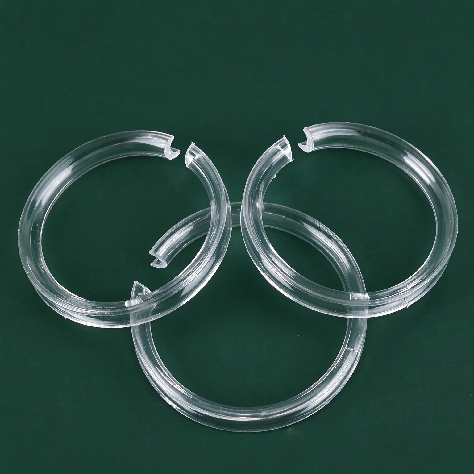 Clear Plastic Bracelet Display Holder, Transparent Bangle Jewelry Display Ring
