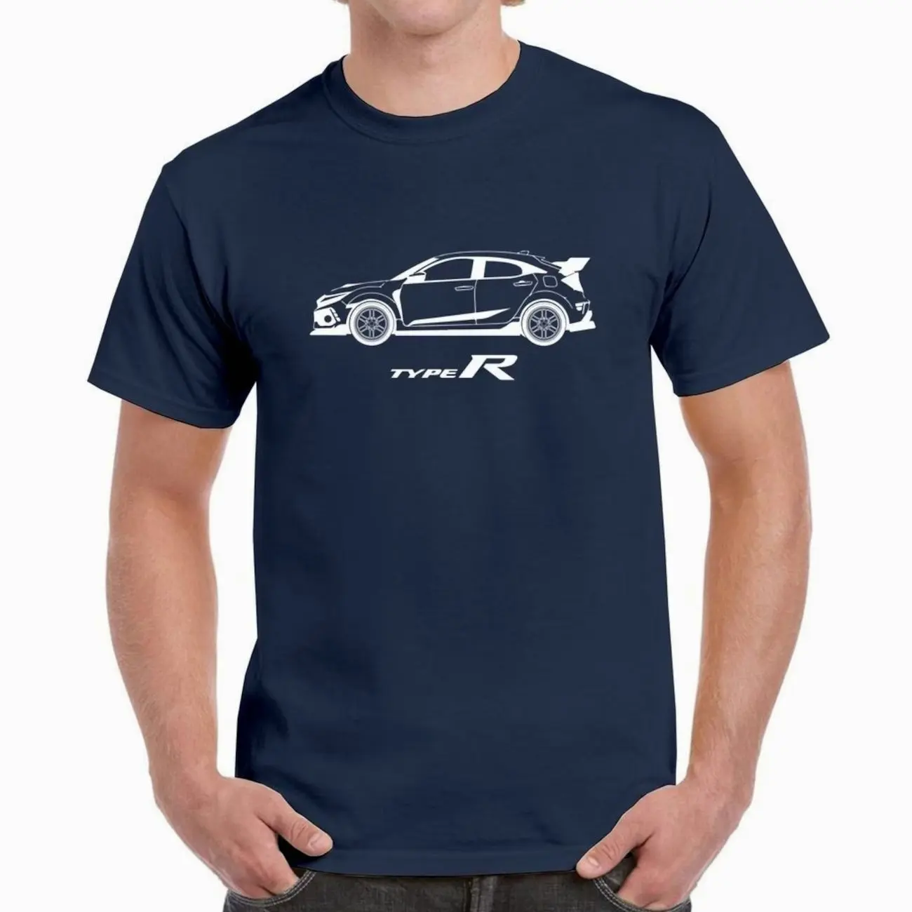 Civic Type R T JDM Minimalist Silhouette Unisex T-Shirt Sweatshirt Hoodie, Car Enthusiast and Fans Gift
