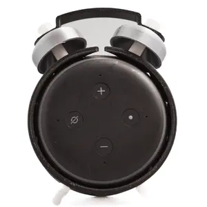 Clock Shape Alexa Echo Dot Holder! - Make a Cool Looking Old Style Alarm Clock out of your Alexa! 3D Printed, Color Choices Available!