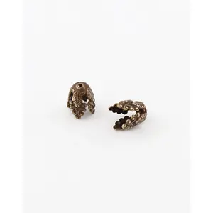 Wisteria Bead Cap, 11mm, (2pcs)