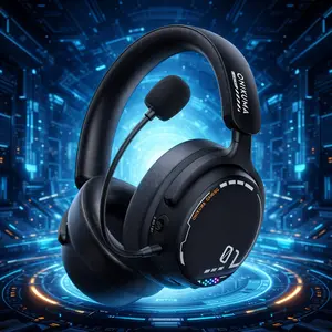 1pcs 2.4g/Bluetooth-compatible/wired Tri-Mode Gaming Microphone, Gaming PC Accessories, Computer Peripherals, Game Peripherals, 360° Pickup, Long Battery Life, Ideal for Esports, Office, Live Streaming, Gift Idea