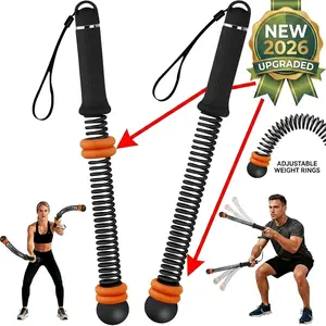 Cordless Battle Ropes for Home Gym – Ropeless Training Rope Fitness Equipment, Weighted Workout Ropes for HIIT Full Body Exercise, Portable Home Gym Equipment for Men & Women Gift